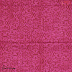 Violet Soft Patola Silk Cotton Dress Material