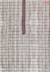 Beige & Maroon Chanderi Silk Cotton Dress Material