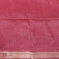 Yellow Semi Tussar Saree
