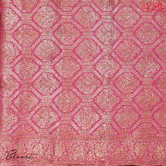 Dark Blue Crushed Bandhini Saree