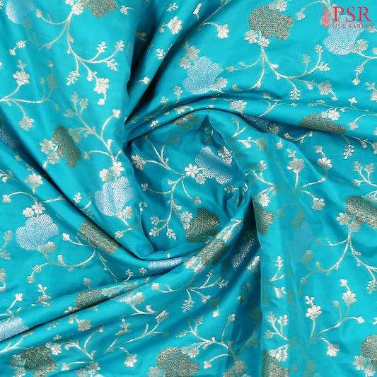 Chintamani Blue Banaras Art Silk Saree