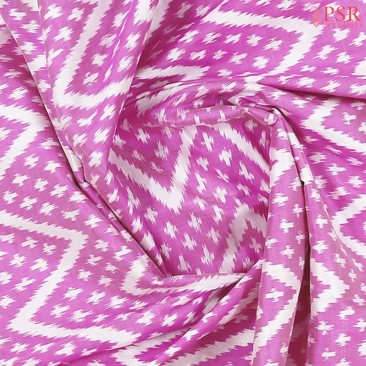 Orchid Pink Pochampally Silk Saree