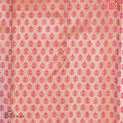 Light Mauve Kanchipuram Jacquard Silk Saree