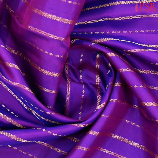 Magenta Purple Fancy Kanchipuram Silk Saree