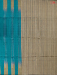 Peacock Blue Soft Silk Saree