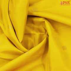 Italian Yellow Kanchipuram Silk Saree