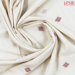 Off White Byloom Cotton Saree
