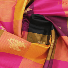 Multicolor Kanchipuram Silk Saree