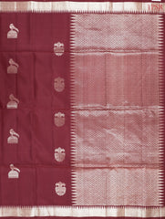 Maroon Soft Silk Saree