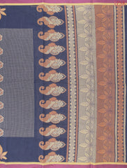 Dark Blue Kovai Cotton Saree