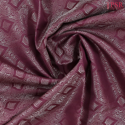 Dark Burgundy Soft Silk Saree