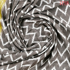 Dark Grey Assam Saree