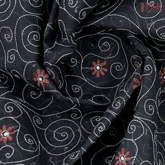 Black Bengal Cotton Saree