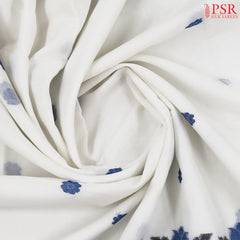 White Byloom Cotton Saree