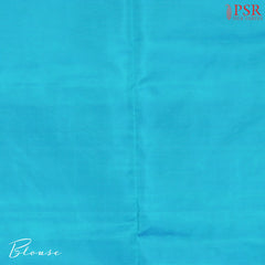 Dark Blue & Burgundy Soft Silk Saree