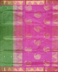 Jade Green Cotton Silk Saree