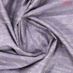 Lavender Semi Tussar Embroidery Saree