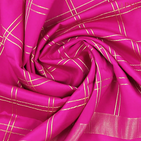 Magenta Pink Mysore Silk Saree
