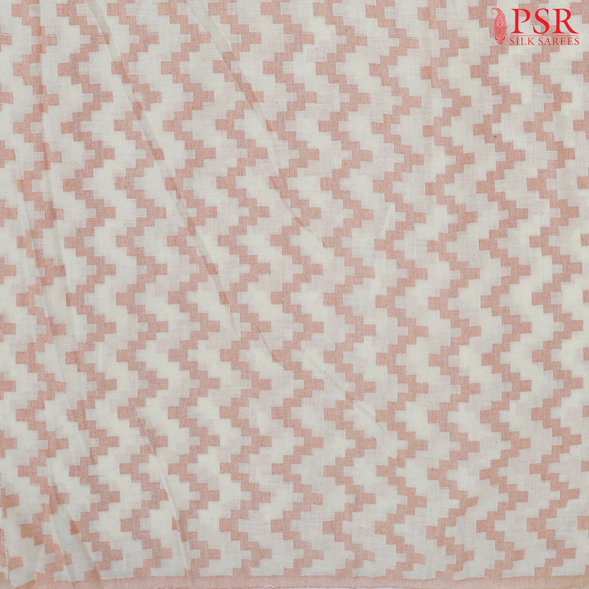 Off White Cotton Dobby Running Material