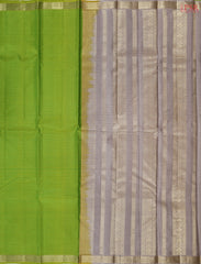 Chartreuse Green Arani Silk Saree