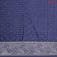 Navy Blue Georgette Saree