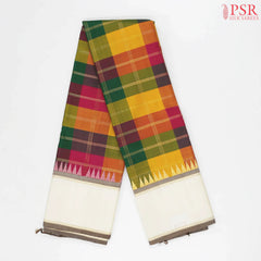Multicolor Kanchipuram Silk Saree