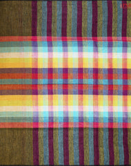 Multicolor Linen Saree