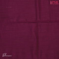 Wine Purple Munga Silk Saree