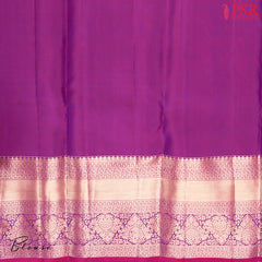 Boysenberry Purple Kanchipuram Silk Saree