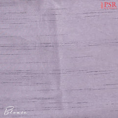 Lavender Semi Tussar Embroidery Saree