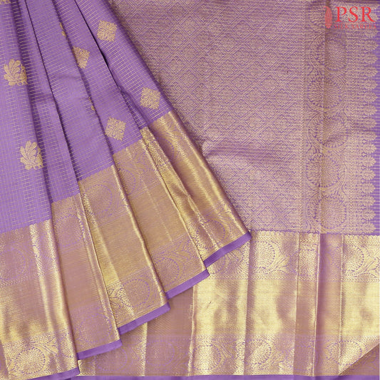 Iris Lavender Kanchipuram Silk Saree