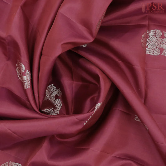 Maroon Soft Silk Saree