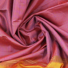 Purple Kanchipuram Silk Saree