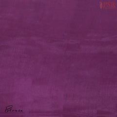 Burgundy Banarasi Habutai Satin Saree