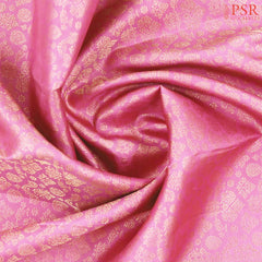 Mulberry Pink Kanchipuram Jacquard Silk Saree