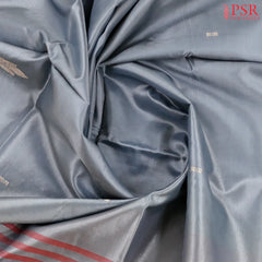 Steel Grey Vazhainaar Silk Saree