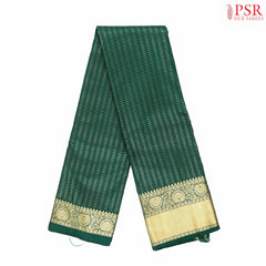 Dark Green Kanchipuram Silk Saree