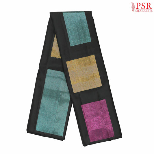 Black Kanchipuram Silk Saree