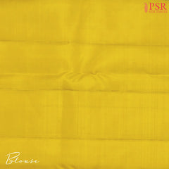 Tuscany Yellow Kanchipuram Jacquard Tissue Silk Saree