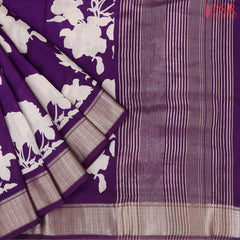 Magenta Purple Assam Saree