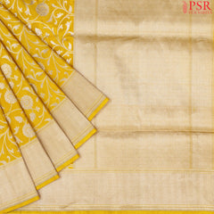 Yellow Banaras Silk Saree