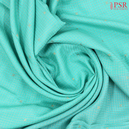 Turquoise Blue Mysore Silk Saree