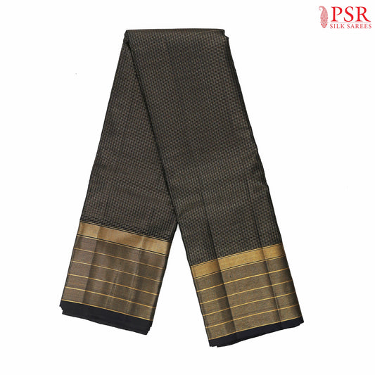 Black Kanchipuram Silk Saree
