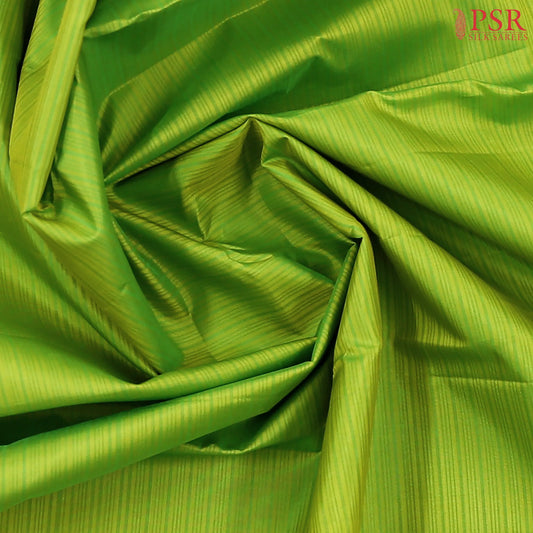 Chartreuse Green Arani Silk Saree