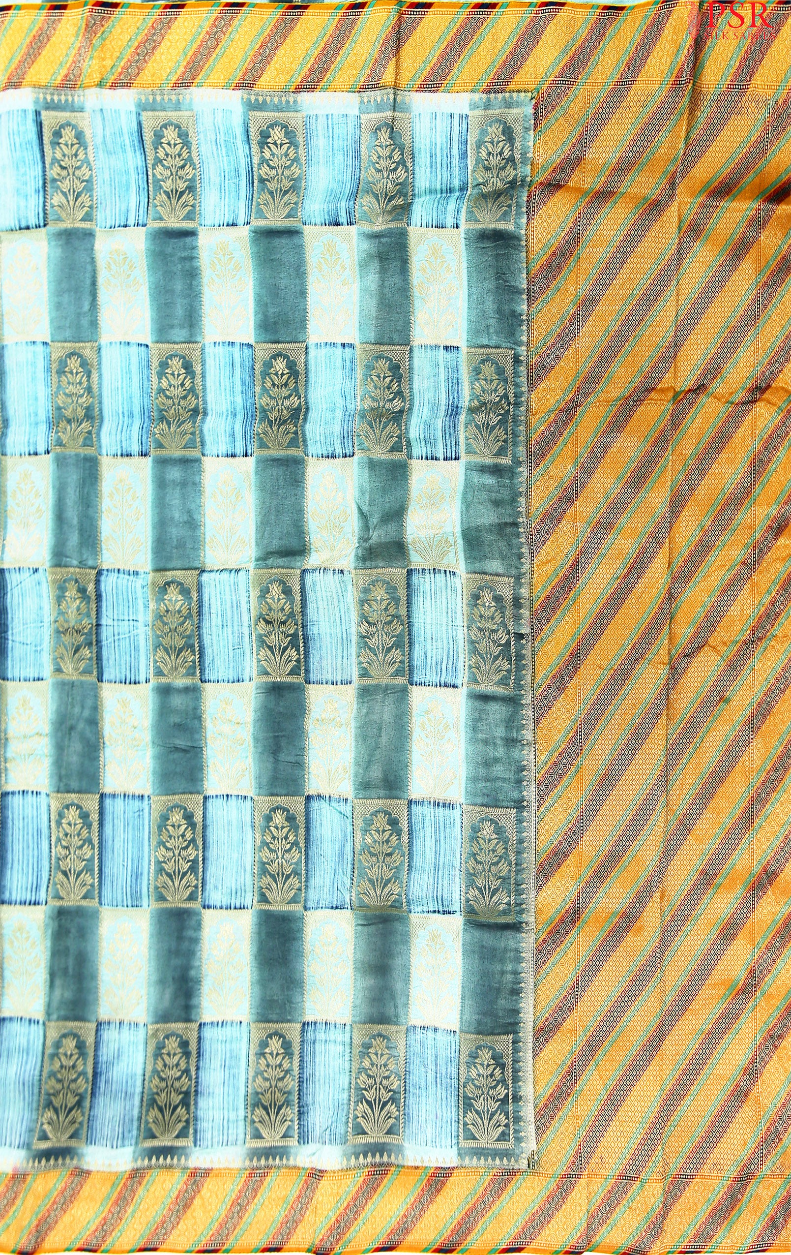 Designer Banaras - Turquoise