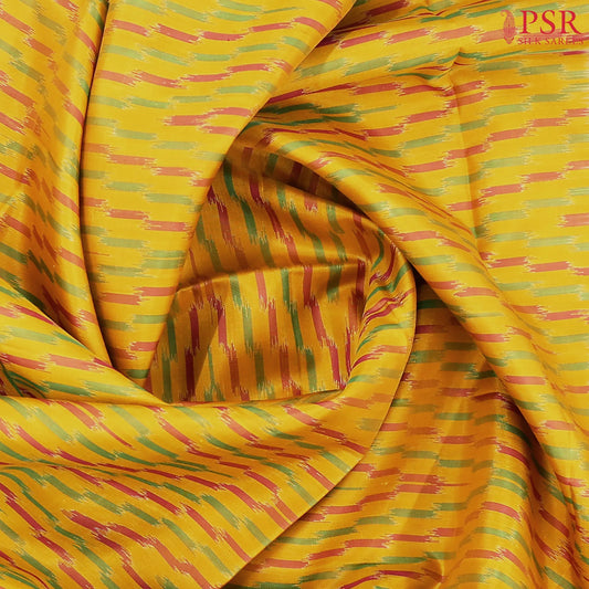 Mustard Pochamnpally Soft Silk Saree