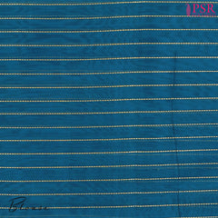 Peacock Blue Maheshwari Silk Cotton Saree