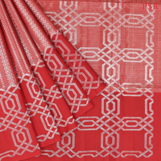Red Soft Silk Saree