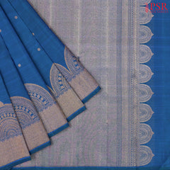 Yale Blue Kanchipuram Silk Saree