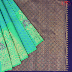 Parakeet Green Kanchipuram Silk Saree